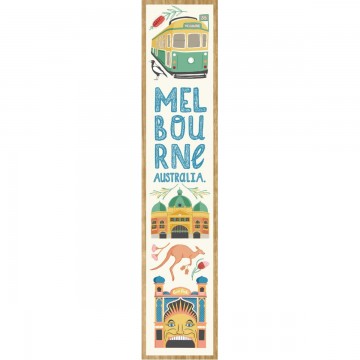 Wooden Bookmark | Melbourne